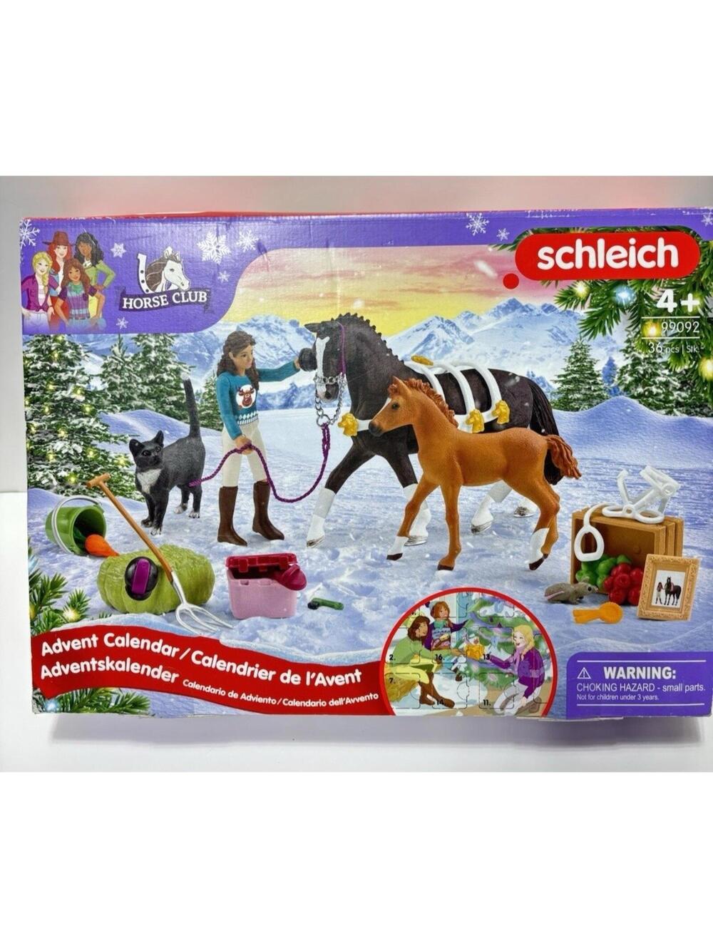 Schleich Horse Advent Calendar Horse Girl Toy Accessories Set New * Read 36pc